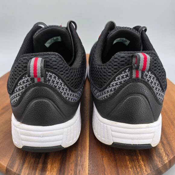 Orthofeet Shoes Mens 11.5 EE Wide Black Mesh Walk Orthopedic Sneakers NO INSOLES main image 9